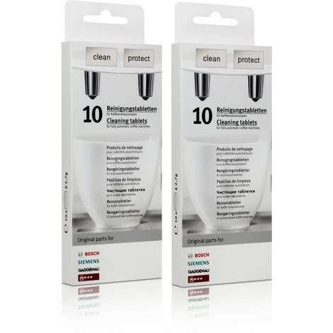 SIEMENS 2er Pack Bosch Reinigungstabletten Für Kaffeevollautomaten Thermokannen 2 X 10 Tabletten 1 SIEMENS 2er Pack Bosch Reinigungstabletten Für Kaffeevollautomaten Thermokannen 2 X 10 Tabletten