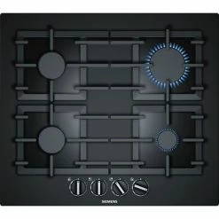 Siemens Gaskochfeld IQ500 EP6A6PB90 60cm Gas Kochfeld Autark Gehärtetes Glas - Schwarz