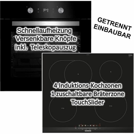 Beko Backofen BIE24301B mit Siemens Induktionskochfeld EH675FFC1E Beko Backofen BIE24301B Mit Siemens Induktionskochfeld EH675FFC1E -SIEMENS Geschäft 16766058 1