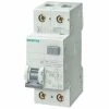 Siemens 1P+N 16A 30mA Differenzialschutzschalter Typ A 4,5kA 2 Module 5SU13537KK16