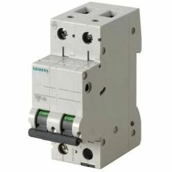 Leistungsschalter Siemens 2P 40A 4,5 KA Typ-C-2 Module