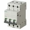 Leistungsschalter Siemens 3P 6A 6kA Typ C-3 Module