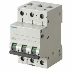 Leistungsschalter Siemens 16A 3P 6kA Typ C-3 Module