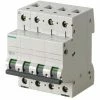 Leistungsschalter Siemens 16A 4P 6kA Typ C, Für 4 Module