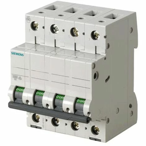 Leistungsschalter Siemens 4P 6kA 40A C-Typ 4 Module Leistungsschalter Siemens 4P 6kA 40A C-Typ 4 Module -SIEMENS Geschäft 28563662 1