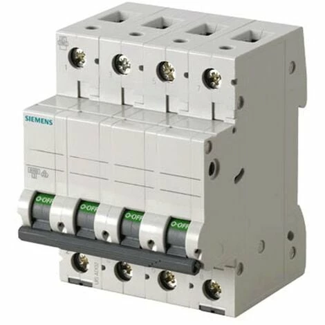Leistungsschalter Siemens 4P 6kA 50A C-Typ 4 Module Leistungsschalter Siemens 4P 6kA 50A C-Typ 4 Module -SIEMENS Geschäft 28563663 1