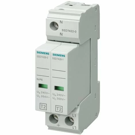 Siemens Überspannungsableiter SPD 2P 40kA Klasse 2 5SD74220
