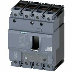Siemens 3VA1 125A 4-poliger Trennschalter Mit Vergossenem Gehäuse 3VA11121AA420AA0