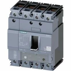 Siemens 3VA1 160A 4-polig 25KA Leistungsschalter Mit Panzergehäuse 3VA11163GD420AA0