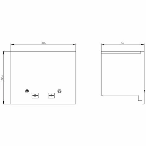 Siemens Hohe Klemmenabdeckung Für 4-poligen Schalter 3VA91110WF40 – Bild 2