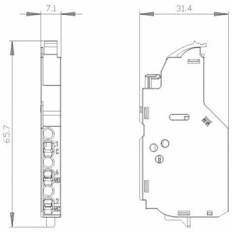 Siemens Alarm-Hilfskontakt Typ HQ-EL Verpackt 3VA99880AB13 – Bild 2
