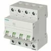 Schalter Isolator Siemens OFF 32A 400VCA 4-Polig 5TL14320
