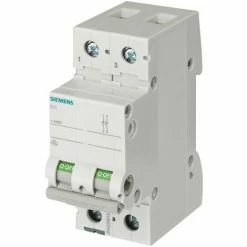 Siemens 40A 2-poliger 2-Modul-Aus-Schalter 5TL12400