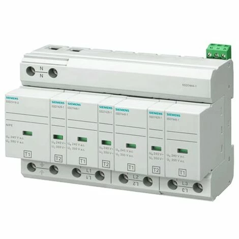 Siemens Überspannungsschutzgerät 100KA CLI+II 4P 5SD74441