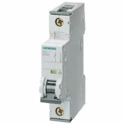 SIEMENS Leitungsschutzschalter UC B 10A 1p 400V 10kA 1TE 50Hz IP20 5SY4110-6