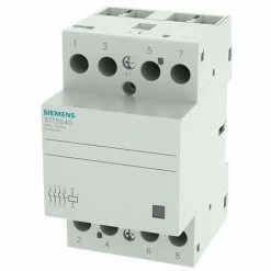 SIEMENS Installationsschütz 40A 230V/AC 400V/AC 4S 4000W/AGL 3TE 5TT5840-0