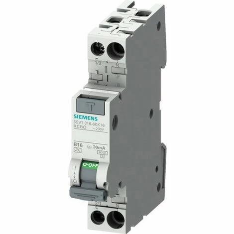 Siemens FI/LS KOMPAKT 1P+N 6KA TYP A 3 (5SV16166KK13)
