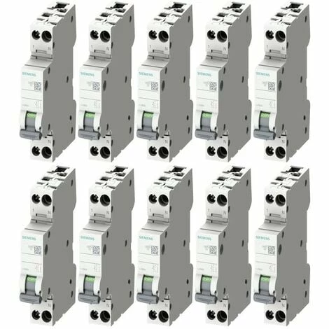 Siemens 16A 1P+N 4,5KA Thermisch-magnetischer Schutzschalter-Bausatz, Kurve C, 1 Modul 5SL30167