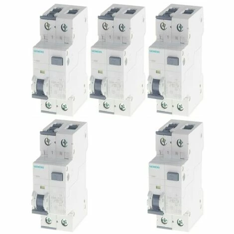 Siemens FI- Und LS Schalter Kit 20A 1P+N 30MA 4,5KA 5SU13531KK20