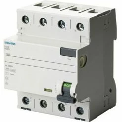 SIEMENS FI-Schutzschalter Typ A 40A 3+N-polig 100mA 'S' 400V 4TE