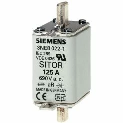 Siemens 3NE80031 Sicherungseinsatz Sicherungsgröße = 0 35 A 690 V 1 St.