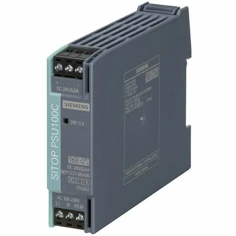 Siemens SITOP PSU100C 24 V/0,6 A Hutschienen-Netzteil (DIN-Rail) 24 V/DC 0.6 A 14 W 1 X