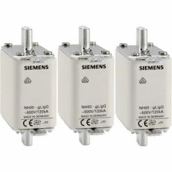 Siemens 3NA3820 NH-Sicherung Sicherungsgröße = 000 50 A 500 V/AC, 250 V/AC 3 St.