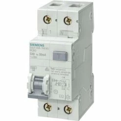 Siemens 5SU1356-6KK10 FI-Schutzschalter/Leitungsschutzschalter 2polig 10 A 0.03 A 230 V