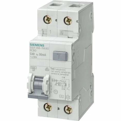 Siemens 5SU1356-7KK13 FI-Schutzschalter 1polig 13 A 0.03 A 230 V