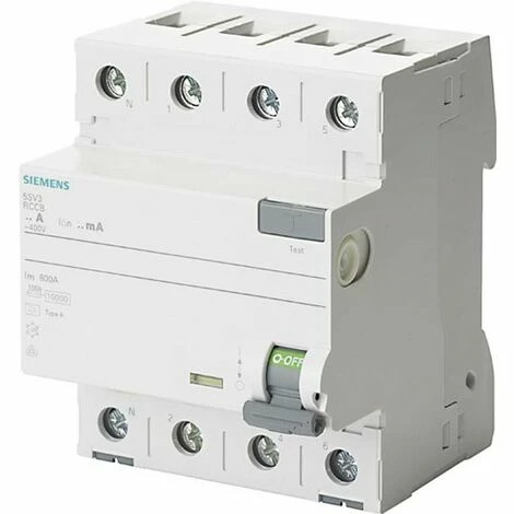 Siemens 5SV3342-6KL FI-Schutzschalter 4polig 25 A 0.03 A 400 V