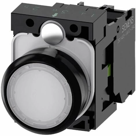Siemens 3SU1102-0AB60-1BA0 Leuchtdrucktaster Frontring Kunststoff, Betätiger Flach Weiß 1 St. 1 Siemens 3SU1102-0AB60-1BA0 Leuchtdrucktaster Frontring Kunststoff, Betätiger Flach Weiß 1 St.