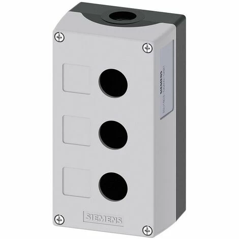 SIEMENS Aufbaugehäuse Kst 3f Ø22mm IP68 85x154x63,8mm 3SU1803-0AA00-0AB1