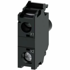 SIEMENS Lampenfassungsblock LED UC Frontbef 24V M.Leuchtmittel Gn 3SU1401-1BB40-1AA0