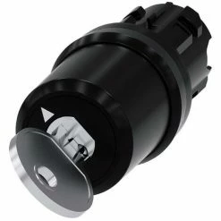 SIEMENS Schlüsselschalter 2stuf Rechteck Ø22mm 29,45x59,4mm Schaltfunktion Verrastend 3SU1000-5BF01-0AA0