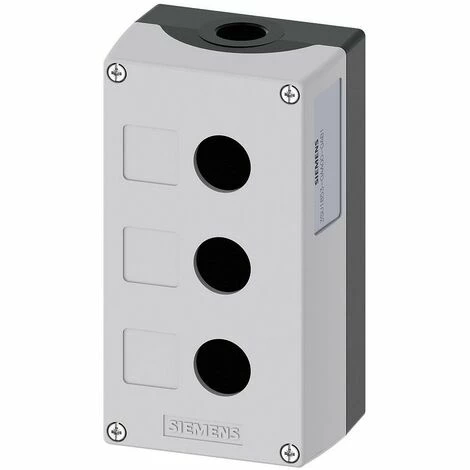 SIEMENS Aufbaugehäuse ST 3f Ø22mm IP68 85x154x63,8mm 3SU1853-0AA00-0AB1