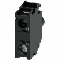 SIEMENS Lampenfassungsblock LED UC Frontbef 24V M.Leuchtmittel Rt 3SU1401-1BB20-1AA0