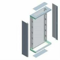SIEMENS Alpha Quadratische Struktur FÜr Die Wandbefestigung Flat Pack Ip30 Und Ip43 Dim. L H P 600x1200x250 8gk2