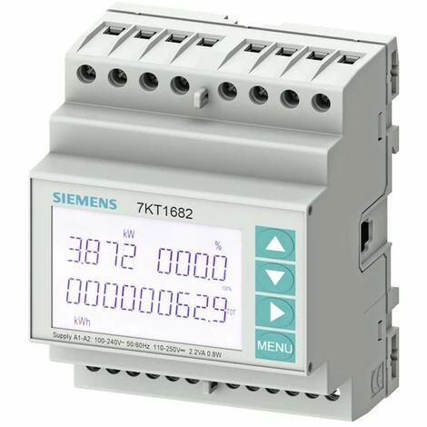 Siemens Sentron PAC1600 Dreiphasen-Multimeter Modbus RTU/ASCII 7KT1682