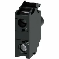 SIEMENS Lampenfassungsblock LED AC 230V Frontbef M.Leuchtmittel Ws 3SU1401-1BF60-1AA0