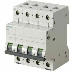 Siemens 40A 4P 10KA Magnetothermischer Leistungsschalter Klasse D 4 Pole 4 Module 5SL44408