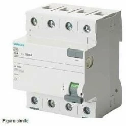 SIEMENS Differentielle Ausschaltung 4 Pole 63a 500ma Ac Typ 5sv4746-0