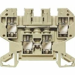 SIEMENS Doppelklemme 4 Mmq 2 Poli Beige 8wa10112dg11