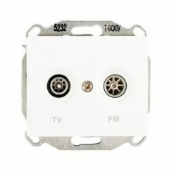 SIEMENS DELTA IRIS BUCHSE TV/FM WEIß SIE266740