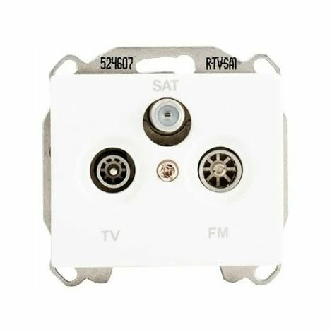 SIEMENS DELTA IRIS BUCHSE TV/FM/SAT WEIß SIE266757