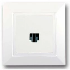 SIEMENS DELTA ONE SOCKET RJ45 CAT GORY 6 KOMPLETT WEISS SIE003674