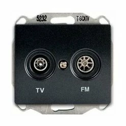 SIEMENS DELTA IRIS STECKER TV/FM ANTHRAZIT SIE268270