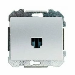 SIEMENS DELTA IRIS BUCHSE RJ45 CAT GORY 6 SILBER SIE266894