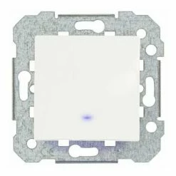 SIEMENS DELTA VIVA SCHALTER AUF UND AUS WEISSLICHT SIE004701