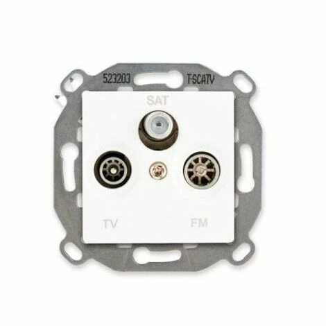 SIEMENS DELTA VIVA SOCKET TV/FM/SAT WEIß SIE003506