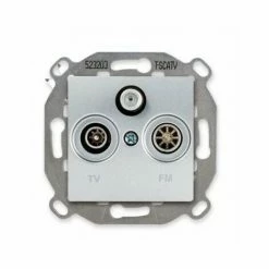 SIEMENS DELTA VIVA SOCKET TV/FM/SAT SILBER SIE004008